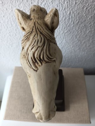 Figura Cabeza de caballo decorativa
