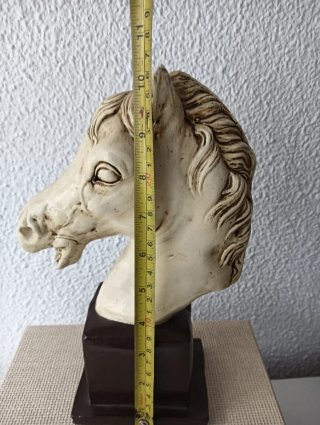 Figura Cabeza de caballo decorativa