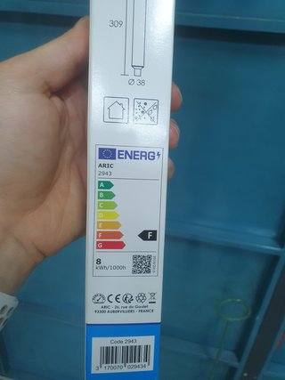 Tubo LED Linoled S19 Aric 38x309mm