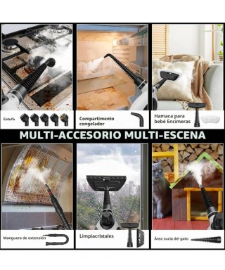 Vaporeta Limpieza Hogar con Accesorios