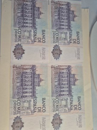 Billetes 500 pesetas España 1979 (3 unidades)