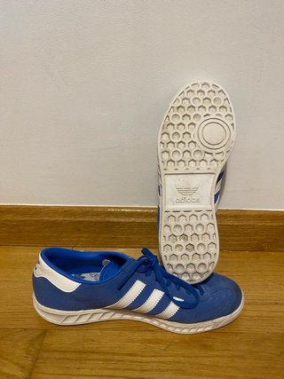 Zapatillas Adidas Hamburg Azul/Blanco