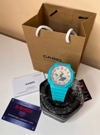 Reloj Casio G-Shock Turquesa y Rosa