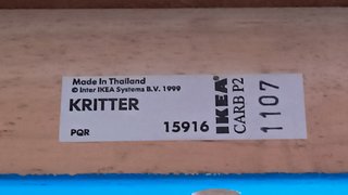 Mesa Infantil IKEA KRITTER Azul 50x60cm