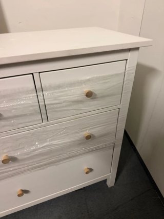 CAJONERA BLANCA DE MADERA