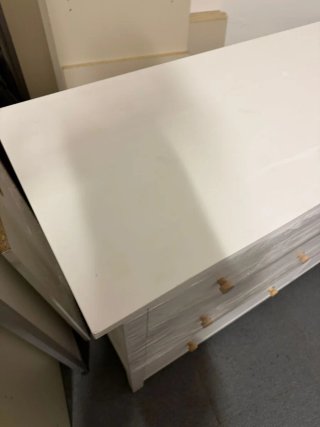 CAJONERA BLANCA DE MADERA