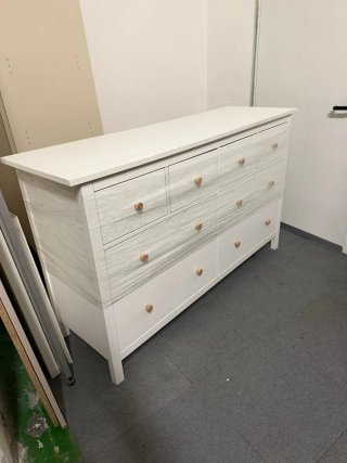 CAJONERA BLANCA DE MADERA