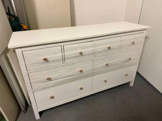 CAJONERA BLANCA DE MADERA
