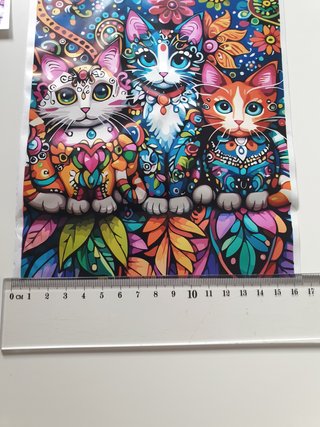 12 Bolsas de Regalo Gatitos Coloridas