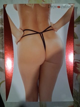 Tanga Encaje Francés Provocative Talla Única