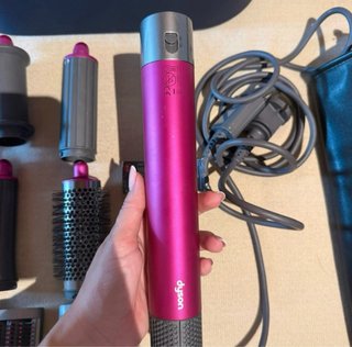 Dyson Airwrap Fucsia/Gris con Accesorios y Estuche