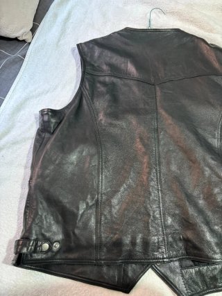 Chaleco de Piel Negra URBAN 5884 Talla 5XL