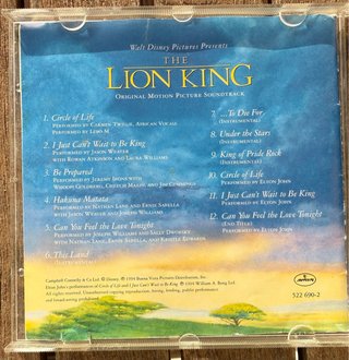 CD El Rey León – Banda Sonora Original