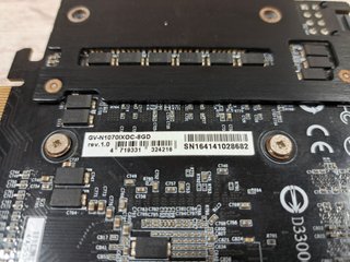 Nvidia GTX 1070 OC 8GB DDR5 ITX (GigaByte)