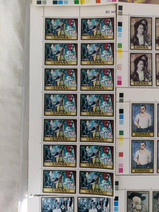 Lote Sellos España Pablo Ruiz Picasso