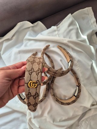 Diademas Gucci Beige y Marrón