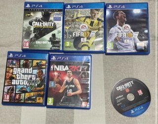Lote Juegos PS4: Call of Duty, FIFA, GTA V, NBA 2K
