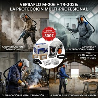 Equipo de alta gama de protección respiratoria 3M