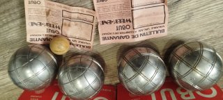 Lote 2 giochi di bocce OBUT, originali.