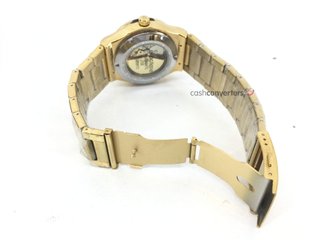 reloj pulsera caballero exactime dorado automatic 708