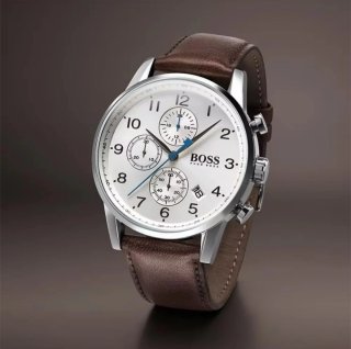 Reloj Hugo Boss Blanco y Marrón