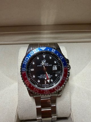 Reloj estilo Rolex GMT-Master II Pepsi