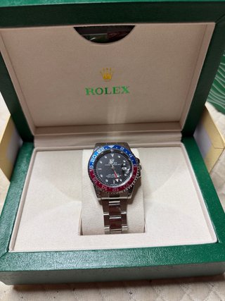 Reloj estilo Rolex GMT-Master II Pepsi