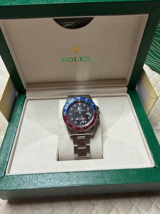 Reloj estilo Rolex GMT-Master II Pepsi