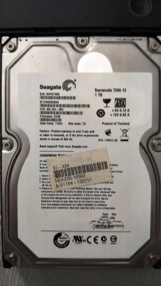Disco Duro Seagate Barracuda 1TB