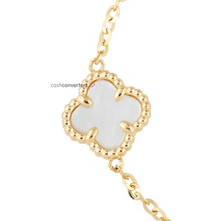 pulsera oro 18k con piedra con nacar