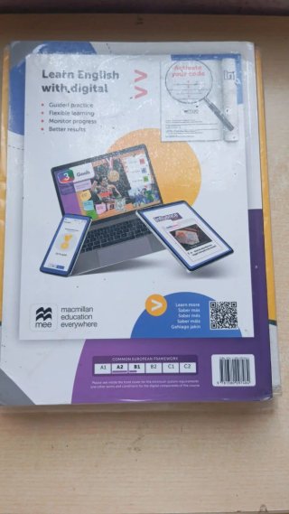 Libro 2 ESO de inglés con cuaderno