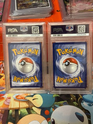 Pokemon Mega Charizard X ex & Oricorio ex PSA 9