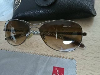 Gafas de sol Ray-Ban RB8301 Marrón/Plata