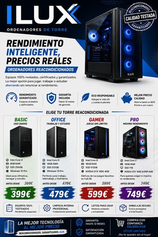 Ordenadores ILUX Reacondicionados