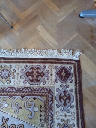 Alfombra Oriental Beige y Marrón