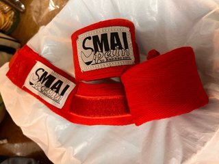 Vendas de boxeo SMAI rojas