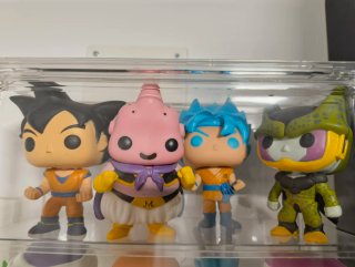 Vitrina expositora + 12 figuras Funko