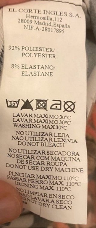 Vestido estampado El Corte Inglés