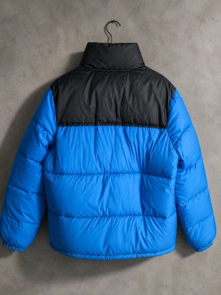 Chaqueta acolchada Louis Plein azul y negra