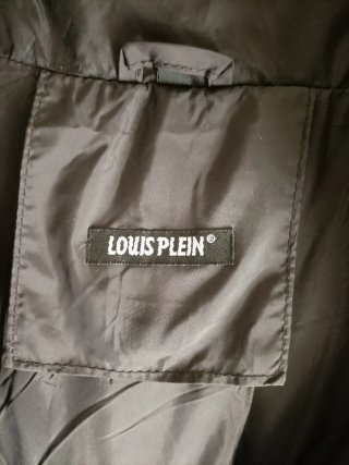Chaqueta acolchada Louis Plein azul y negra