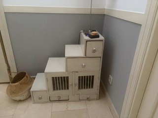 Mueble de entrada blanco