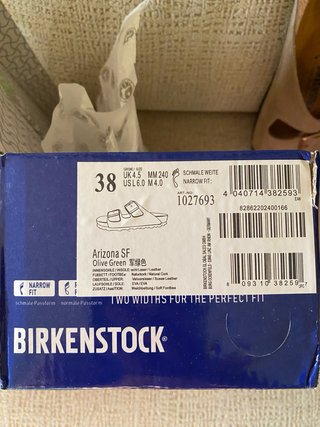 Sandalias Birkenstock Piel Beige/ topo  Talla 38