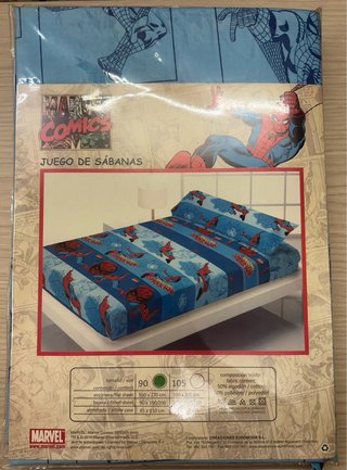 Juego Sábanas Spiderman Junior 90cm