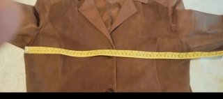 Giacca in vera pelle vintage donna taglia 42