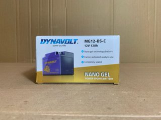 Bateria de Moto Dynavolt NANO-GEL MG12-BS-C 12V