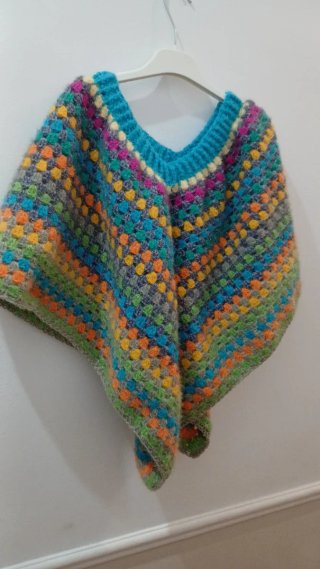 Poncho donna uncinetto