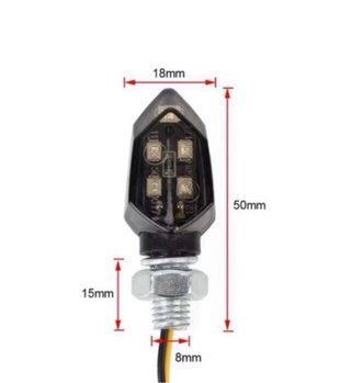 2 Intermitentes led moto Homologados NUEVOS