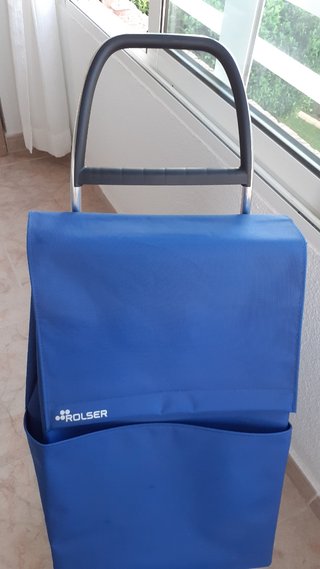 Carro de compra Rolser azul impermeable