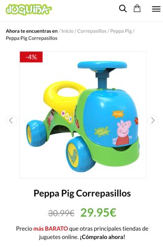 Correpasillos Peppa Pig