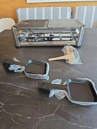 Raclette con plancha